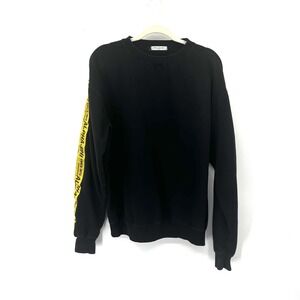 The Hang Loose Hut Black Alpha Pi seat belt flight Sleeve Crew neck sweatshirt L